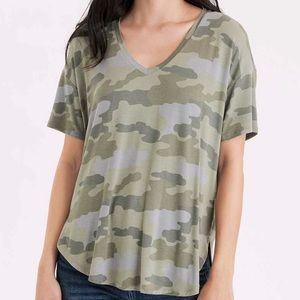 American Eagle Camo Green Top